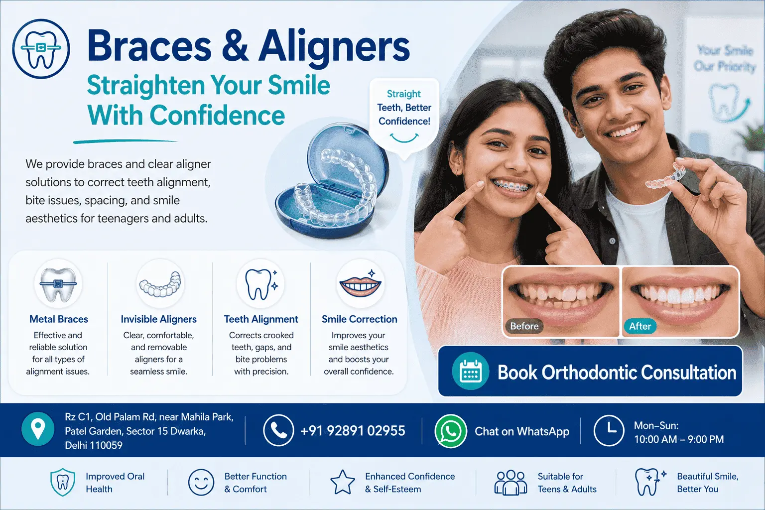 Dental braces treatment