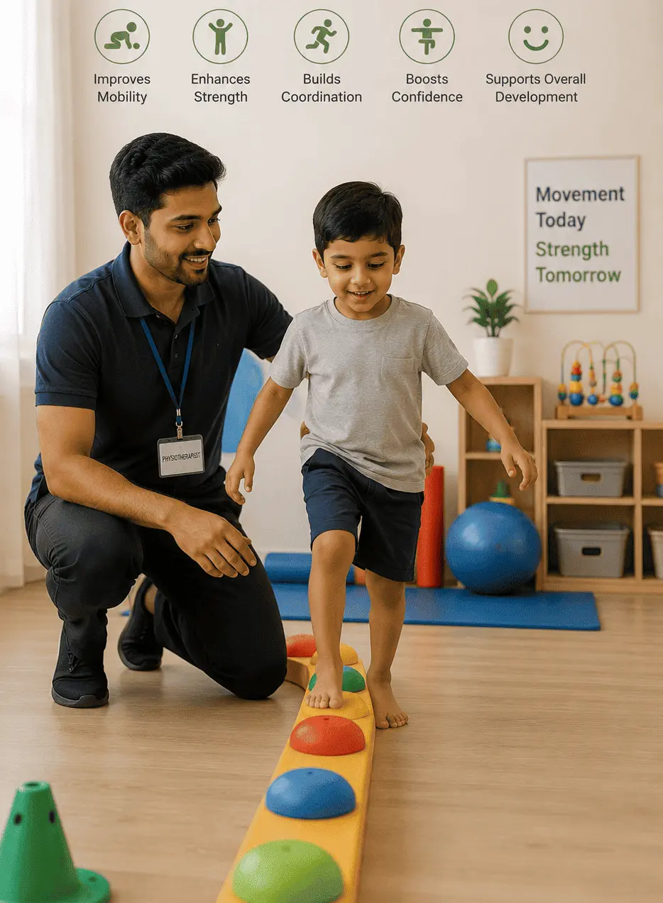 Pediatric Physiotherapy and Gross Motor Development Therapy